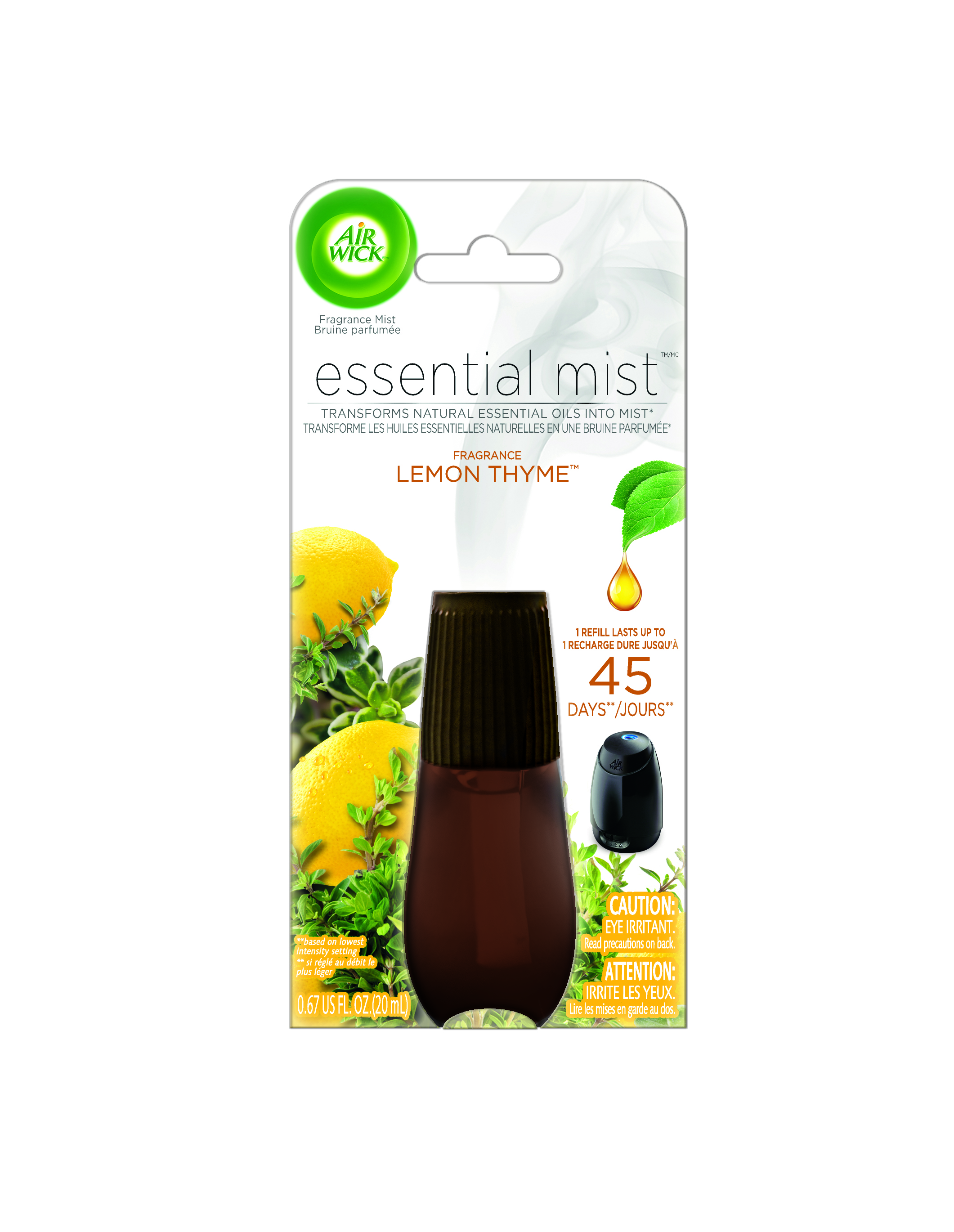 AIR WICK Essential Mist  Lemon Thyme Canada Discontinued
